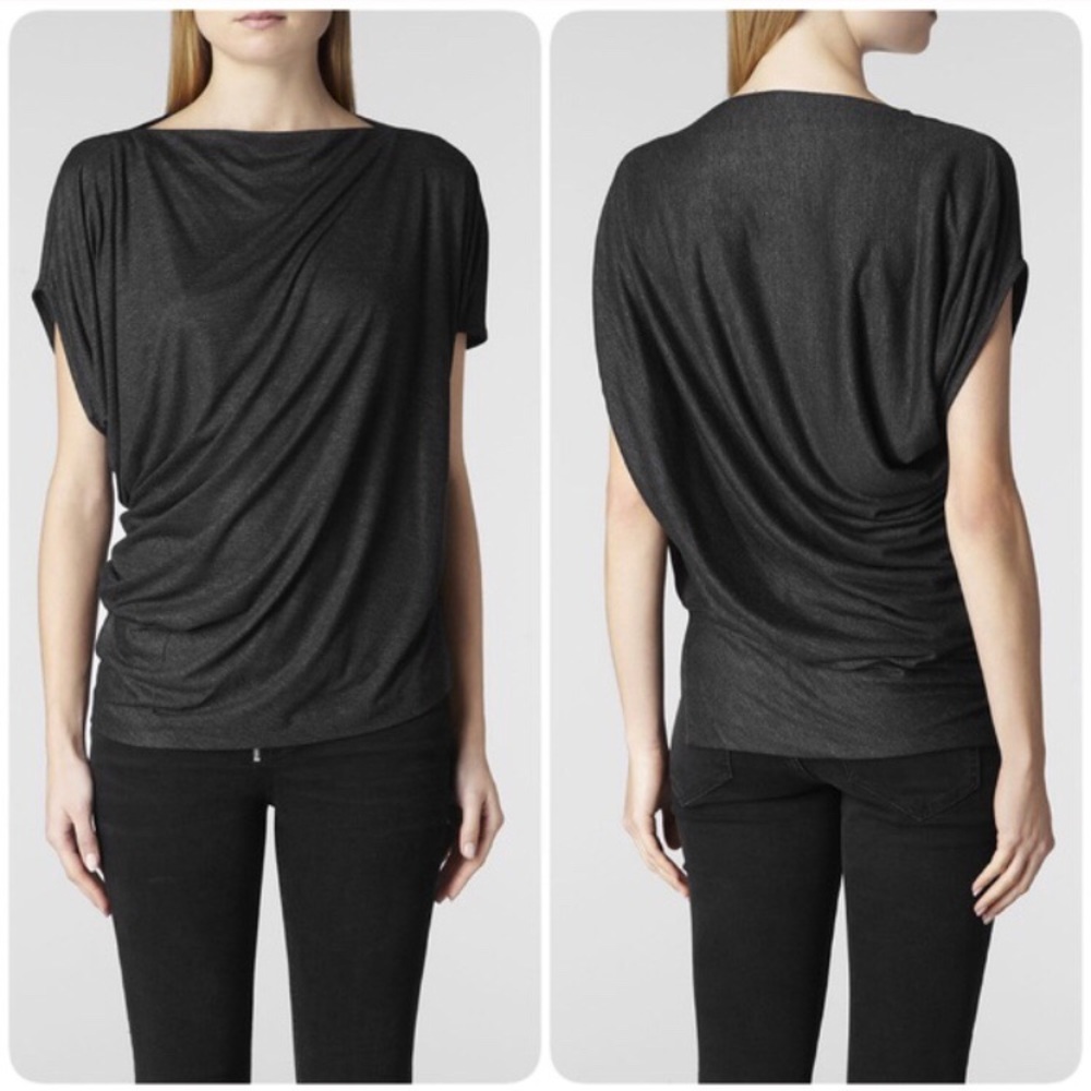 All Saints Asymmetrical Top
